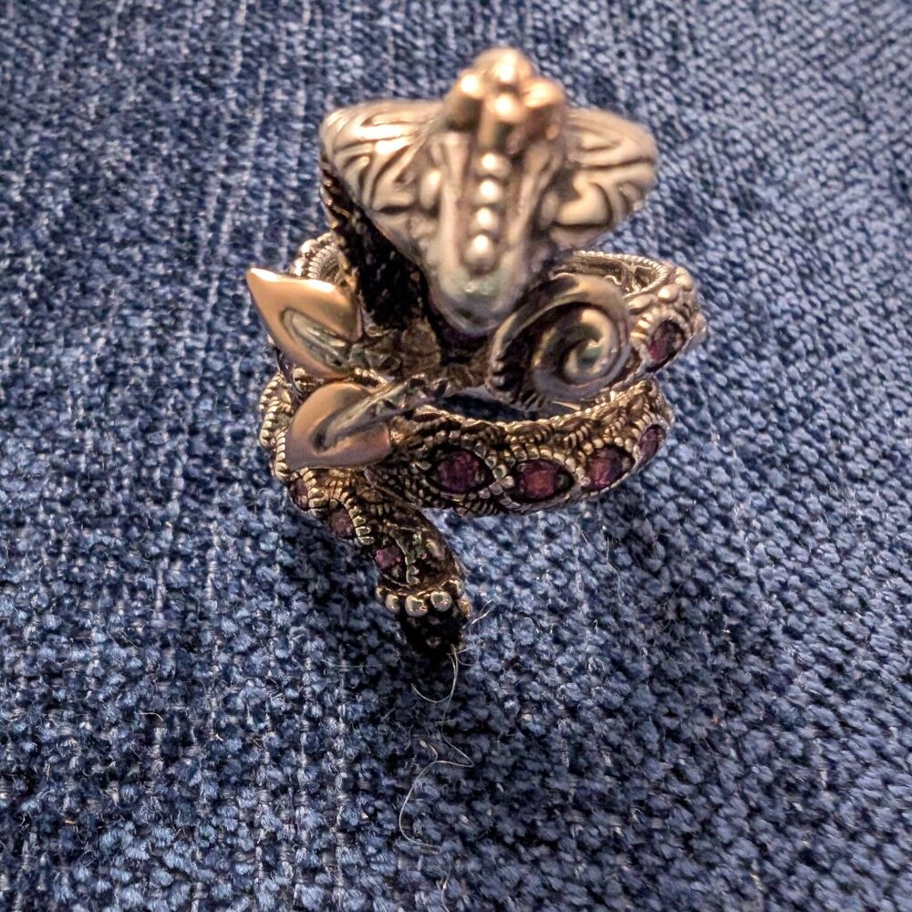 Vintage Barbara Bixby Cobra ring size 5.5